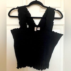 H&M Divided Smocked Crop Top